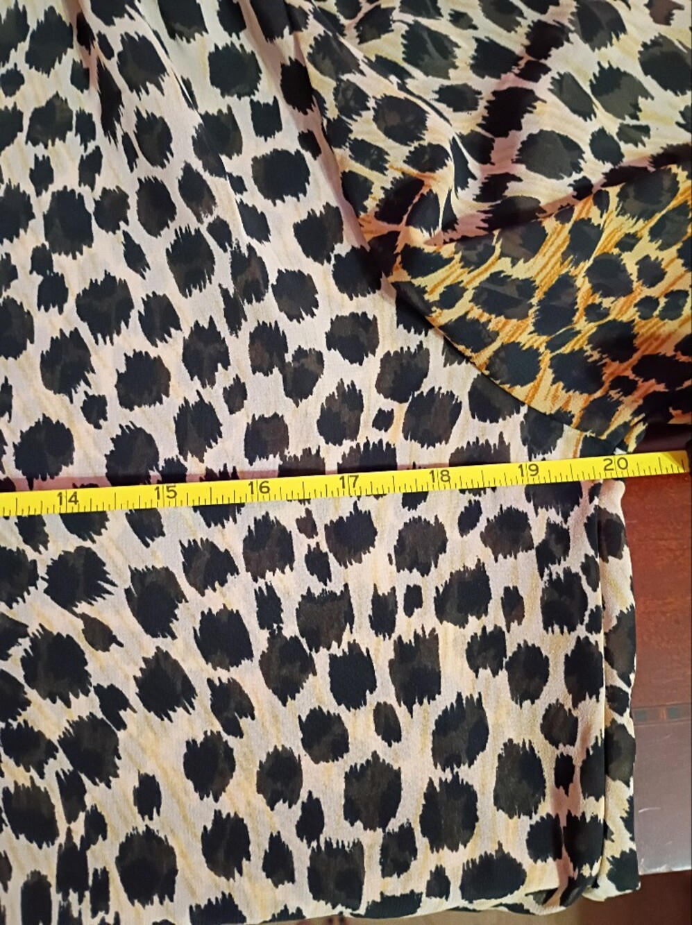 Vintage Teddi Leopard Print Button-Up Blouse - Picture 3 of 6